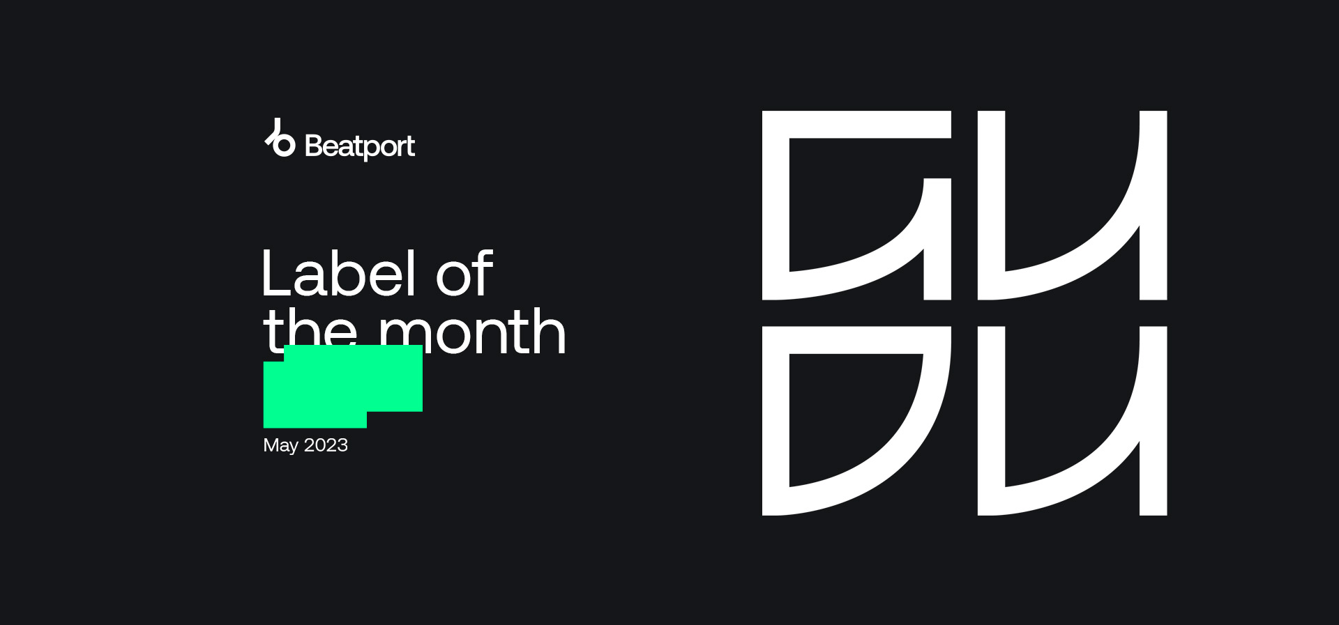 Gudu Records Beatport Label of the Month